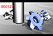 CMT底刃チップ付きミルスレッド・マルチインサートカッターの加工イメージ動画